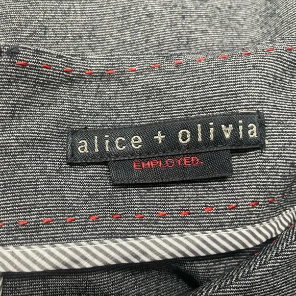 Alice + Olivia Gray Peplum Dress - Picture 10 of 13